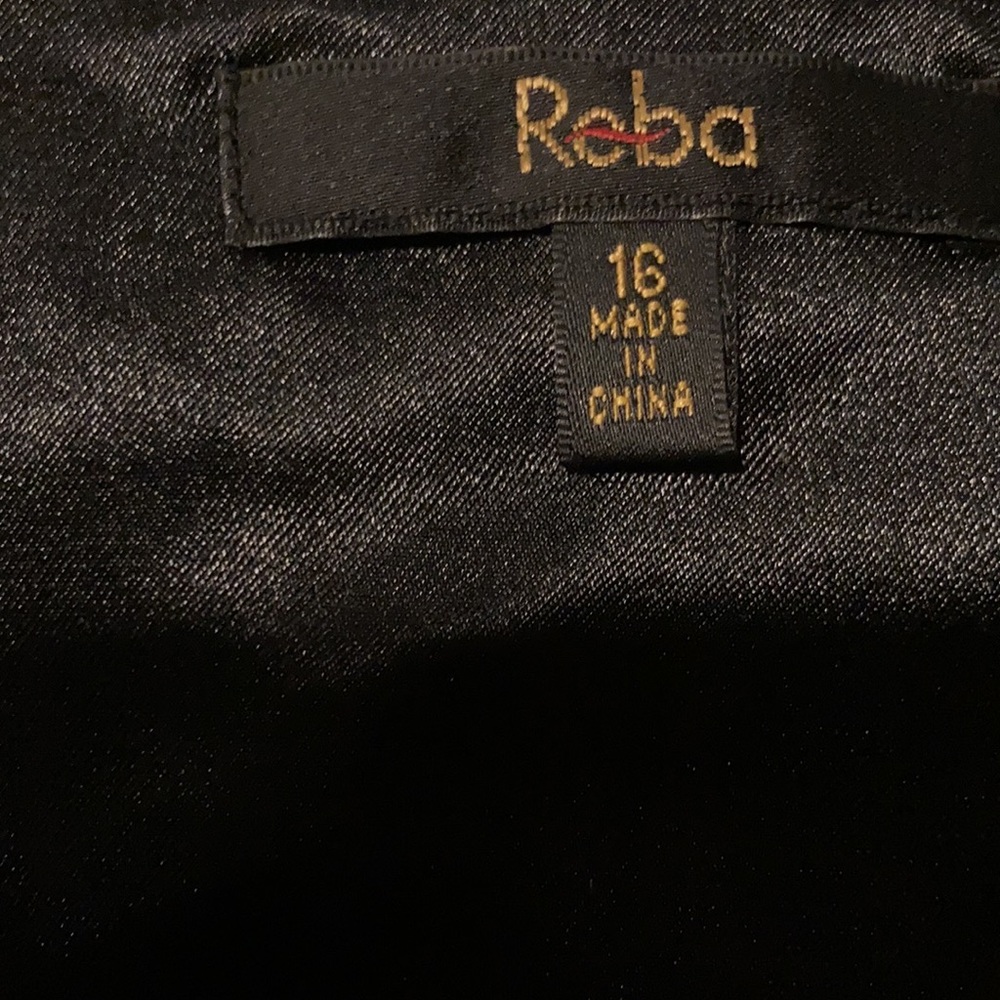 NWT Reba Black & Red Midi Skirt Size 16 - Picture 6 of 9